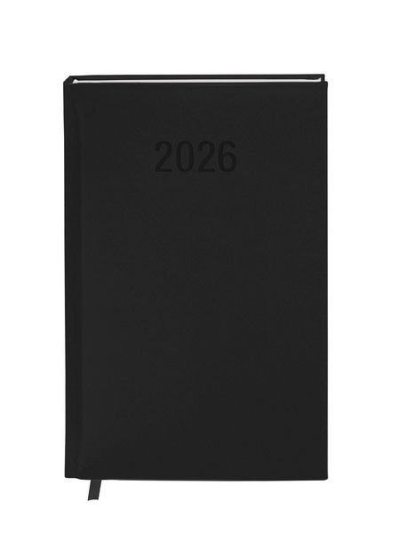 Kalendarz książkowy A6 TDW Colorfix czarny Antra